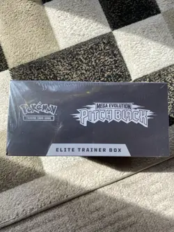 Pokemon Mega Evolution Pitch Black Elite Trainer Box ETB Sealed Small Seal Tear - Image 5