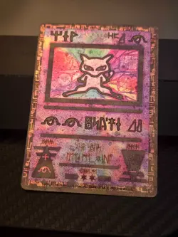 Pokemon TCG Ancient Mew [MP/LP] Holo Promo Pokemon Movie 2000 WOTC - Image 1