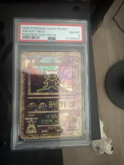 Pokemon Ancient Mew 2000 Movie Promo Holo English PSA 8 Wizards WOTC Promos - Image 2