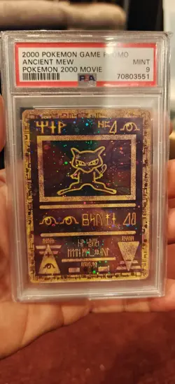 ANCIENT MEW - PSA 9 MINT - POKEMON 2000 MOVIE PROMO - Image 1