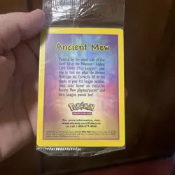 ANCIENT MEW (SEALED) Full-Art Holo Rare Movie Pokemon 2000 Promo - Pokemon Card - Image 1