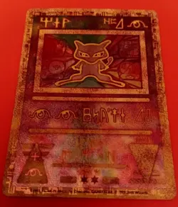 Ancient Mew Holo Promo Movie Pokemon Small Dent - Image 1
