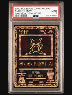 Ancient Mew PSA 9 Mint Pokemon TCG Card 2000 Movie Promo - Image 1