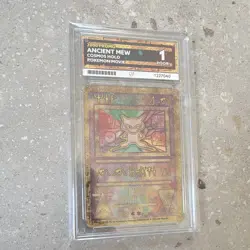Ace Grading 1 2000 Ancient Mew Cosmos Holo Promo Movie EN Pokemon TCG - Image 1