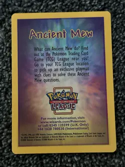 Pokemon TCG Ancient Mew Promo Holo - Pokemon the first movie 2000 - Image 4