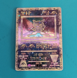 2000 Nintendo Ancient Mew Black Stsr Promo Card Pokemon the Movie Holofoil LP - Image 1
