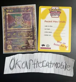 Pokemon TCG Ancient Mew Movie Promo 1999-2000 LIGHTLY PLAYED - Image 1