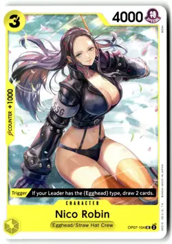 Nico Robin OP07-104 Uncommon 500 Years in the Future One Piece Near Mint - Image 1