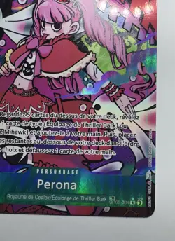 One Piece Perona OP09-034 Treasure Rare TR French NM - Image 4