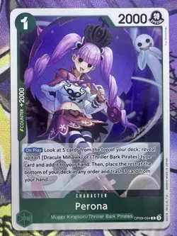 One Piece TCG OP09-034 Perona Foil English NM - Image 1