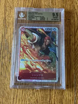 Shanks OP06-007 SR OP-06 Wings of Captain One Piece Card Graded 9.5 Beckett - Image 1
