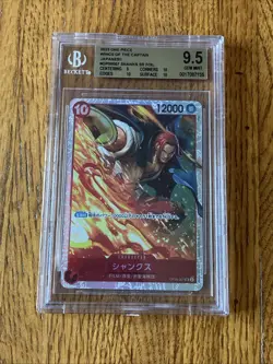 Shanks OP06-007 SR OP-06 Wings of Captain One Piece Card Graded 9.5 Beckett - Image 2