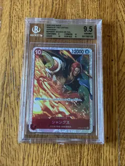 Shanks OP06-007 SR OP-06 Wings of Captain One Piece Card Graded 9.5 Beckett - Image 3