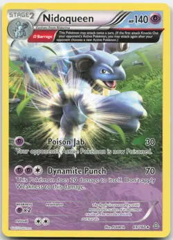 Nidoqueen 69/160 XY - Primal Clash Pokemon Card LP - Image 1