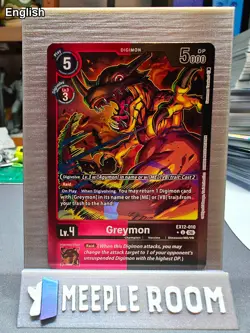 Greymon (Limited Foil) [EX-12 - EX12-010] Digimon Card Game Uncommon NM EN - Image 1