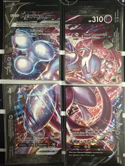 Mewtwo V-UNION [Set of 4] SWSH: Sword & Shield Promo Cards Holo NM/M - Image 1