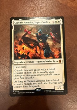 Captain America, Super-Soldier - Near Mint MTG Marvel Super Heroes - Image 1