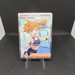 Pokemon TCG Mistys Vitality 111/084 Trainer Card Pitch Black - Image 1