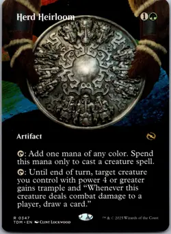 Tarkir: Dragonstorm #347 Herd Heirloom (Borderless) - Image 1