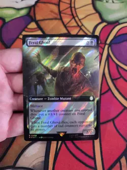 Feral Ghoul (Extended Art) (Surge Foil) Universes Beyond: Fallout MTG LP - Image 1