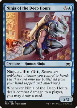 [MTG] Ninja of the Deep Hours (021) (PCA) NM - Image 1