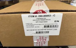 Factory Sealed Pokemon TCG Scarlet & Violet SV6.5 Shrouded Fable ETB Case - Image 2