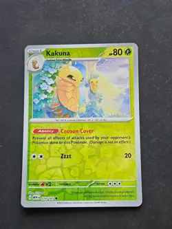 Kakuna 014/165 Common 151 Pokemon Reverse Holo Near Mint - Image 1