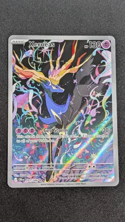 Xerneas 091/086 Holo Illustration Rare Chaos Rising Pokemon Near Mint - Image 2