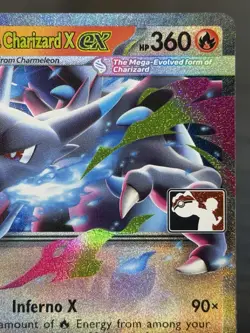 Mega Charizard X Ex 013/094 Play! Pokemon Stamped Prize Pack 9 MINT - Image 3