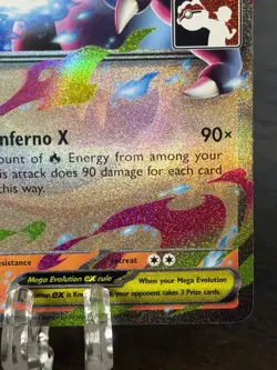 Mega Charizard X Ex 013/094 Play! Pokemon Stamped Prize Pack 9 MINT - Image 5