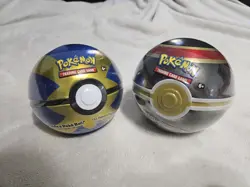 (DENT) Luxury Ball + Quick Ball Pokeball D21 Pokemon Sun & Moon Cosmic Eclipse - Image 1