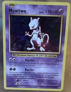 The Pokemon Company Pokemon TCG Mewtwo 51/108 XY Holo Rare HP 130 English 2016 - Image 1