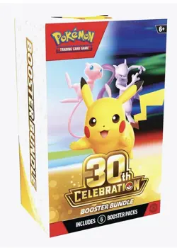 Pokemon 30th Anniversary Celebrations Booster Bundle 6 Per (PREORDER SHIPS 9/16) - Image 1