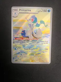 Primarina 088/084 Pitch Black Illustration Rare Holo English Pokemon TCG - Image 1