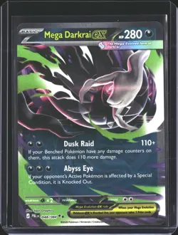 Mega Darkrai ex 048/084 Double Rare Pitch Black Pokemon Holo NM/M - Image 1