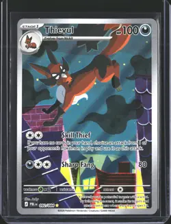 Thievul 092/084 Illustration Rare Pitch Black Pokemon Holo NM/M - Image 1