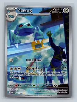 Pokemon ME04: Chaos Rising #094/086 Metang Illustration Rare Pack Fresh - Image 1