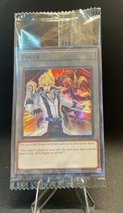 🔥✨ Yu-Gi-Oh Jack & Red Dragon Archfiend Token TKN5-EN043 SEALED | Blazing Dom - Image 1