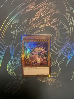 *** DARK MAGICIAN GIRL *** ALTERNATE ART PLATINUM SECRET RARE RA04-EN107 YUGIOH! - Image 1
