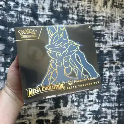 Pokemon TCG Mega Evolution Lucario ETB Elite Trainer Box Pokemon Center - Image 1