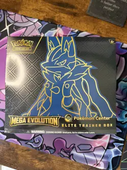 Pokemon TCG Mega Evolution Pokemon Center Elite Trainer Box ETB Lucario - Image 1