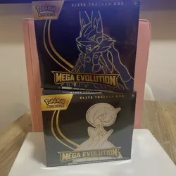 Mega Evolution Pokemon TCG Sealed Elite Trainer Box - Lucario & Gardevoir - Image 1