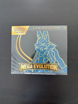 Pokemon TCG Mega Evolution LUCARIO Elite Trainer Box ETB - Image 1