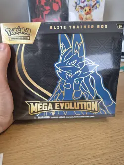 Pokemon TCG: Mega Evolution Elite Trainer Box ETB – Lucario | - Image 1