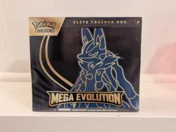 Mega Evolution Pokemon TCG Sealed Elite Trainer Box (ETB) - Lucario - Image 1