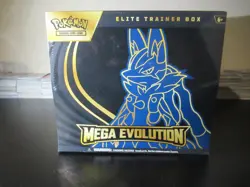 Pokemon TCG Mega Evolution Elite Trainer Box ETB Lucario - NEW/FACTORY SEALED - Image 1