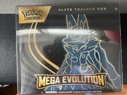 Pokemon TCG Mega Evolution LUCARIO Elite Trainer Box ETB NEW/Factory Sealed - Image 1