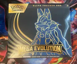 Pokemon TCG: Mega Evolution Lucario Elite Trainer Box sealed - Image 1