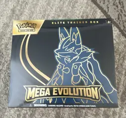 Pokemon TCG Mega Evolution Elite Trainer Box English Lucario 1 Box - Image 1