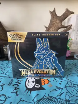 Pokemon TCG Mega Evolution Elite Trainer Box Mega Lucario Brand New Sealed - Image 1